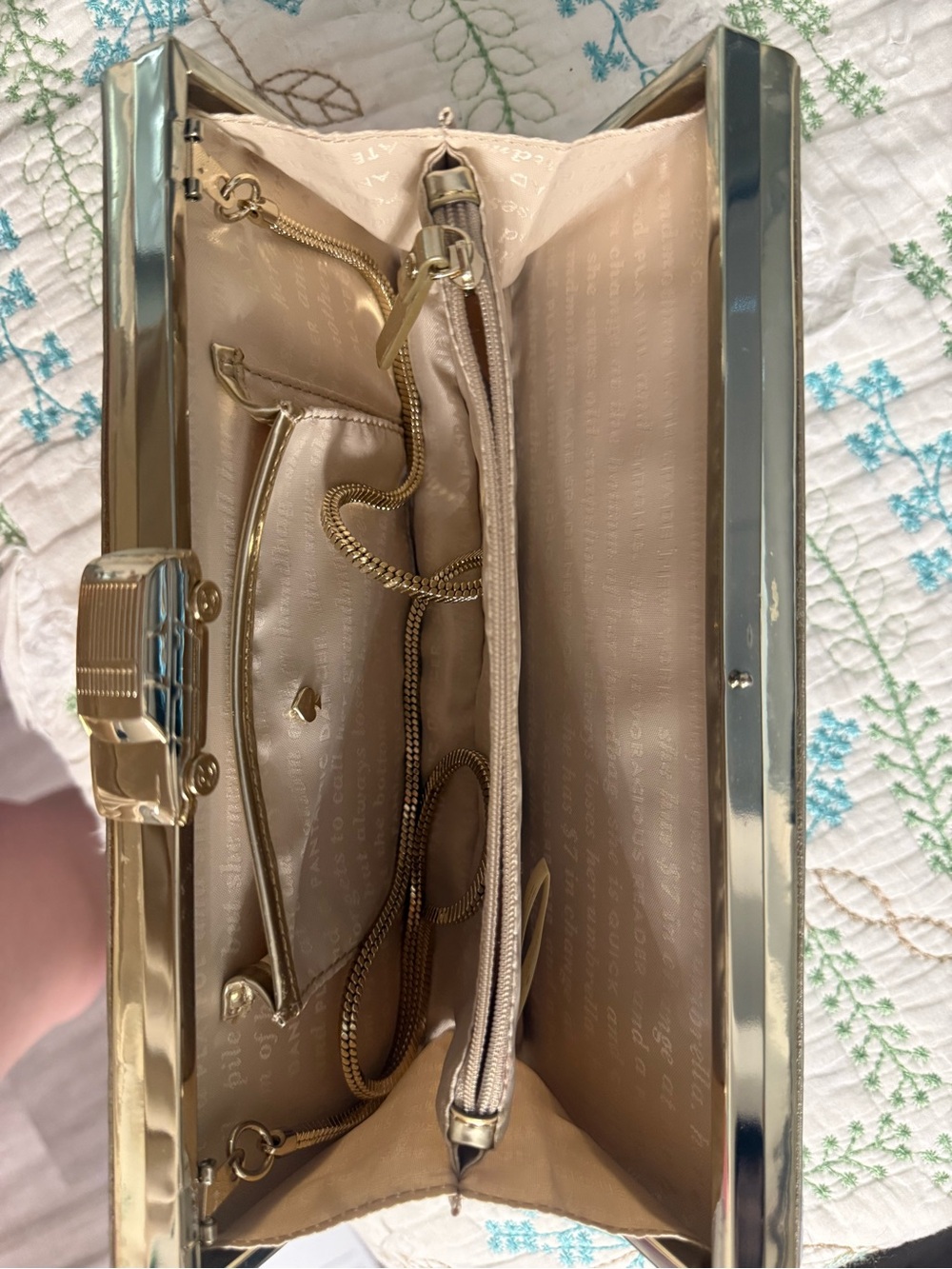 kate spade Off We Go Novelty License Plate Clutch - Picture 4 of 4